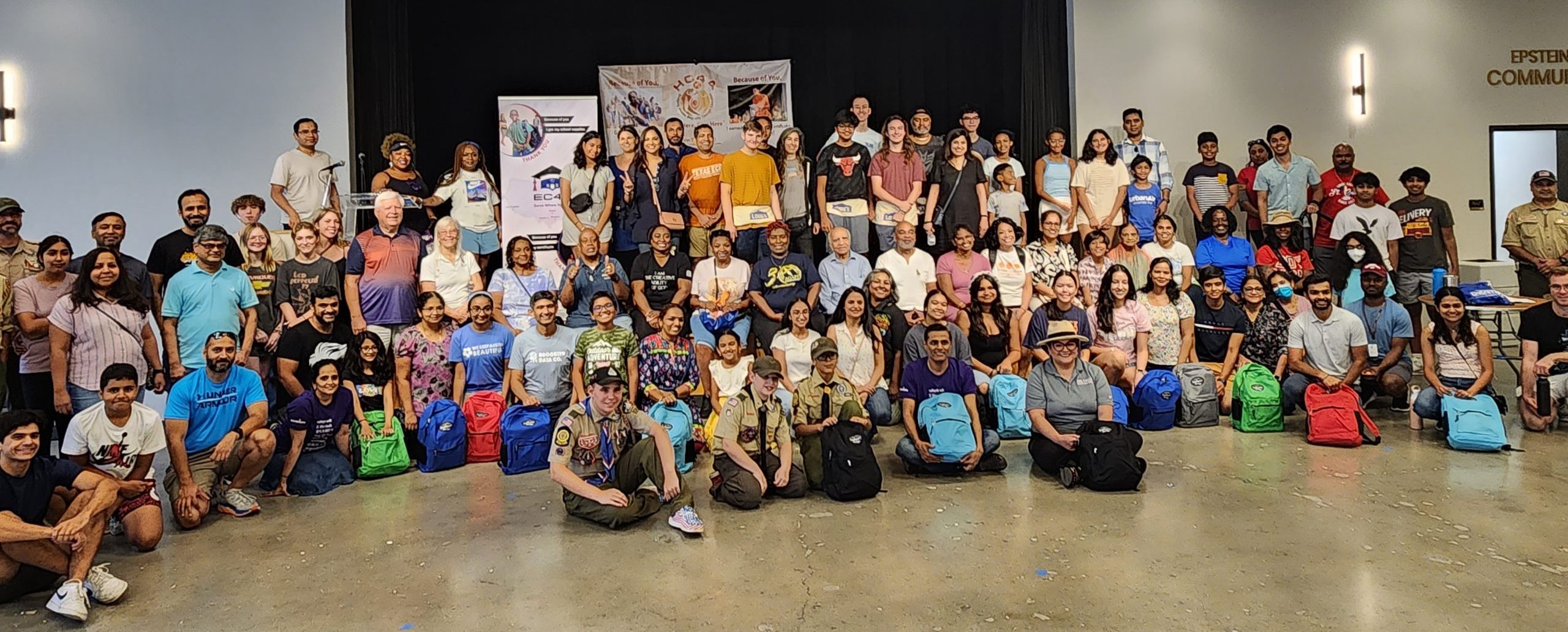 HC4A 12th Annual School Supplies Packing Event in Austin