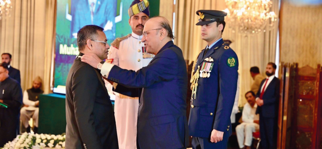 Pakistan Confers ‘Sitara-e-Khidmat’ Award to Muhammad Saeed Sheikh