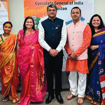Maharashtra-Gujarat Din Celebrated at Indian Consulate in Houston